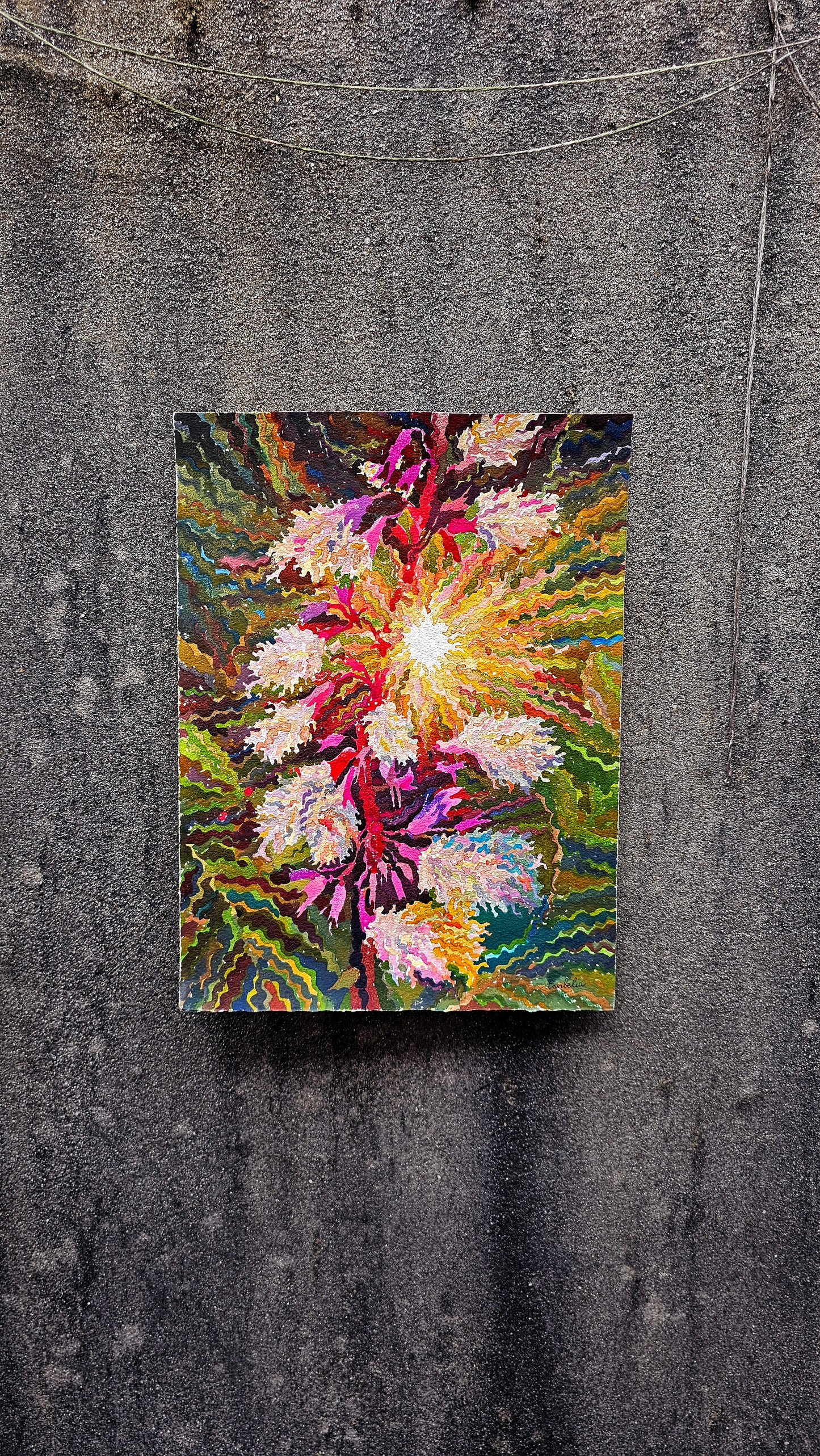 Salvia Divinorum Watercolor Painting by Tanbelia