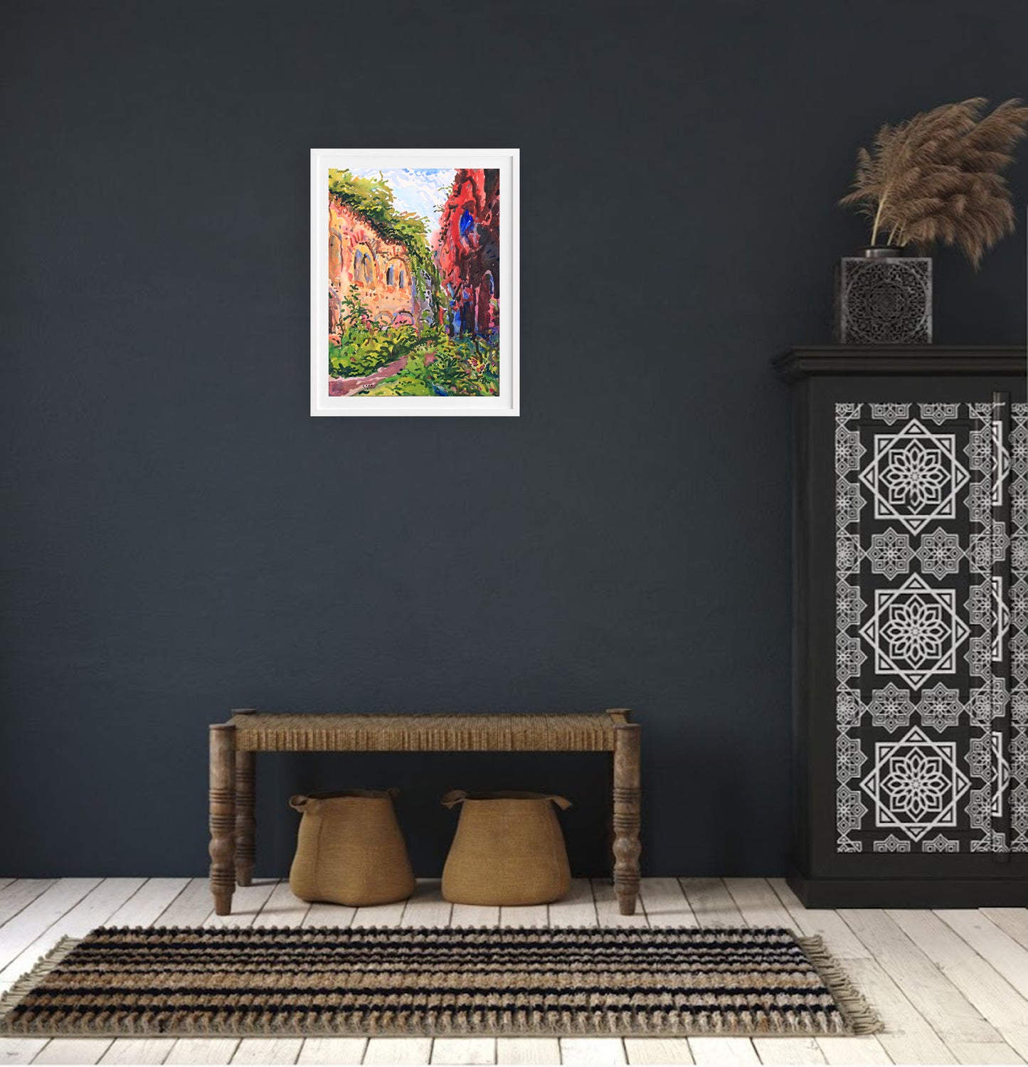Tarakaniv Fort 19th Century in Ukraine Painting by Tanbelia