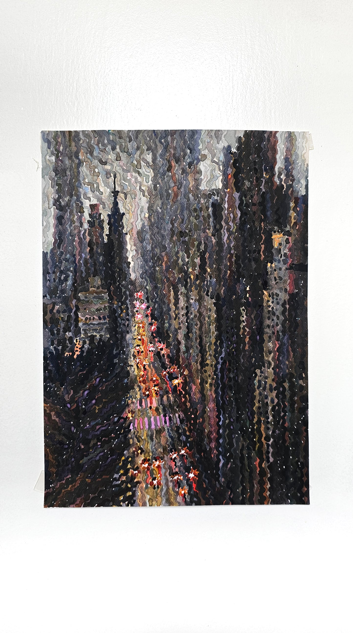 Rainy Manhattan in NYC Print by Tanbelia