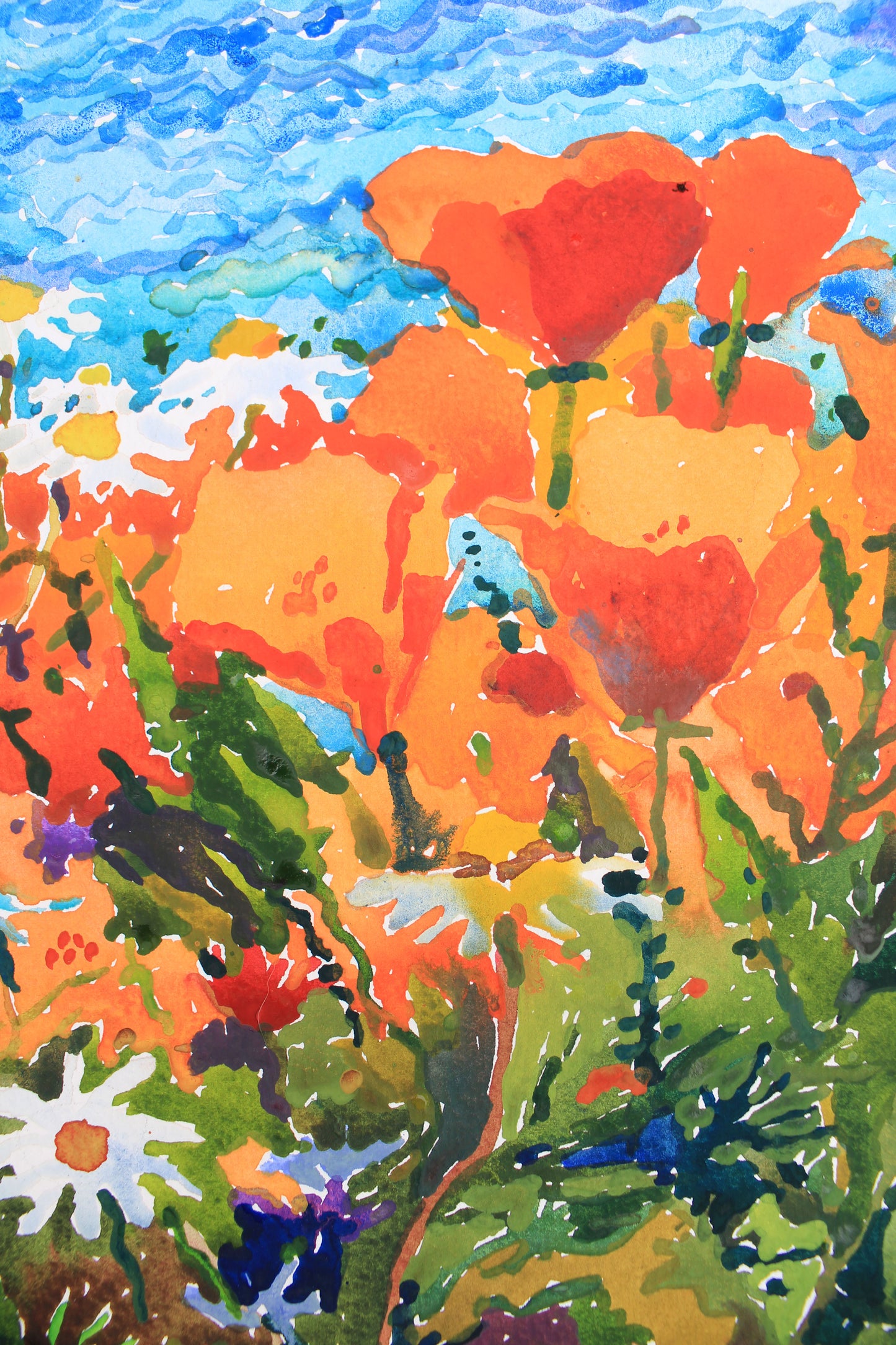 Namaqualand National Park Watercolor Print
