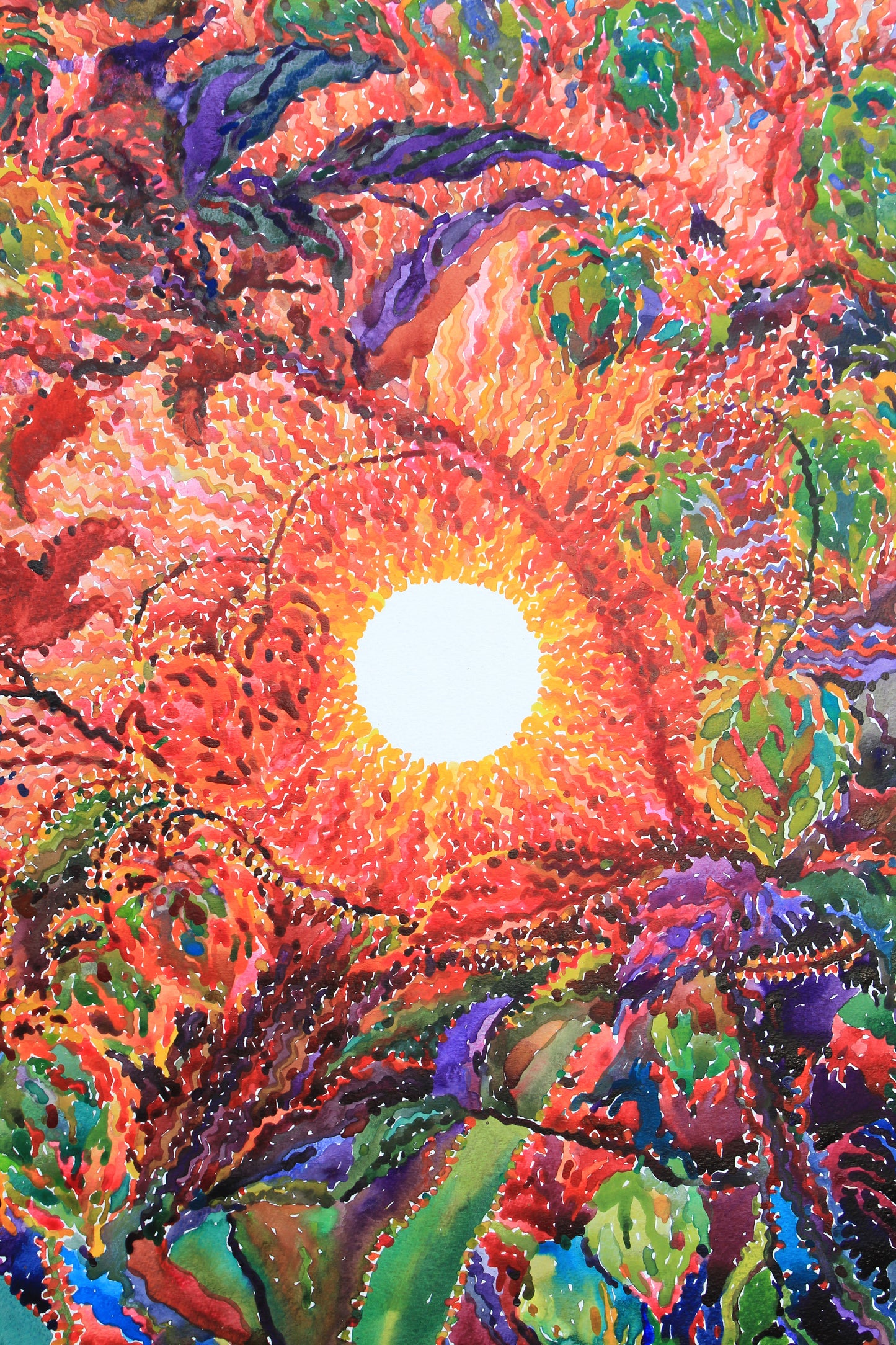 Hop Flowers Watercolor Print