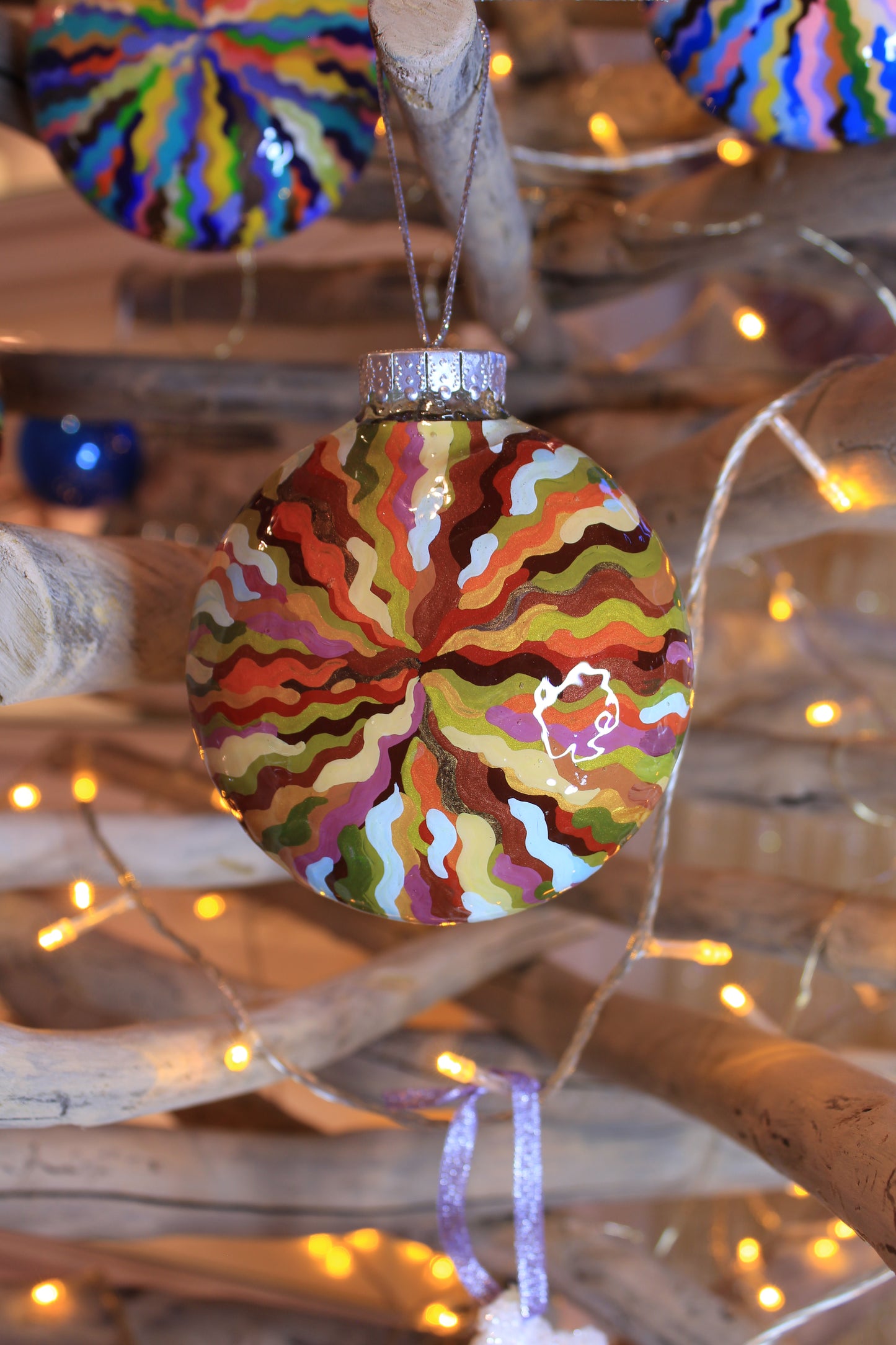 Handmade Christmas Baubles by Tanbelia