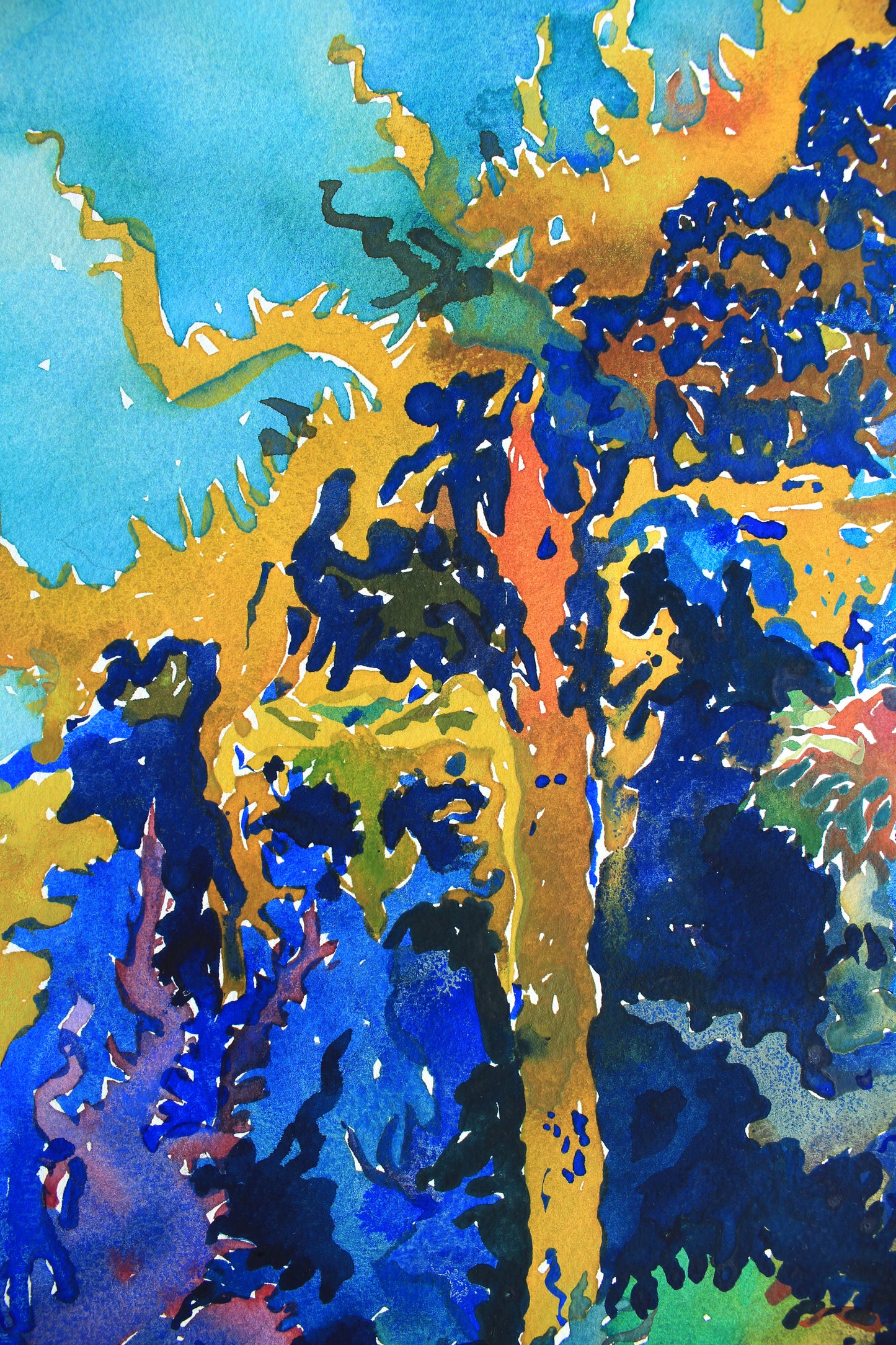Blue Temple in Chiang Rai, Wat Rong Suea Ten Temple by Tanbelia