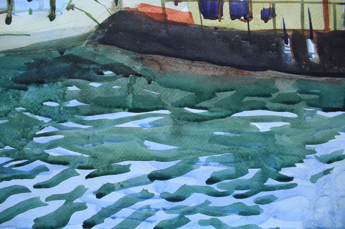 Turkish Marmaris Seascape Painting by Tanbelia