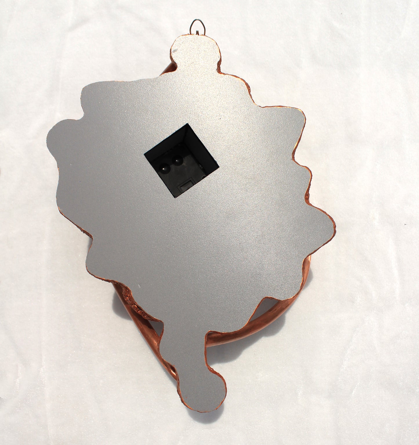 Sunny Dandelion - Copper Wall Sculpture with Solar Battery Light by Tanbelia