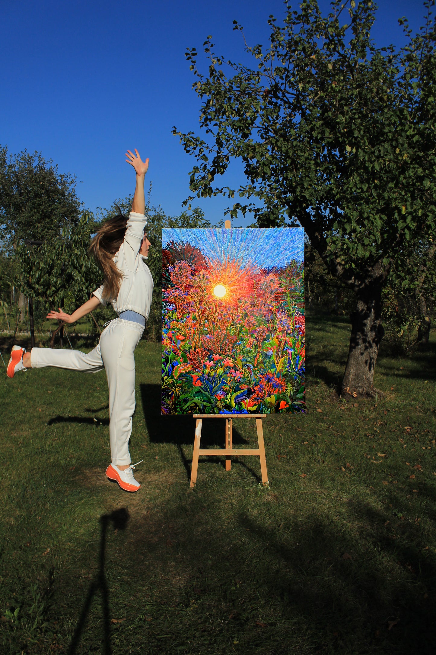 In the Summer Garden Watercolor Print