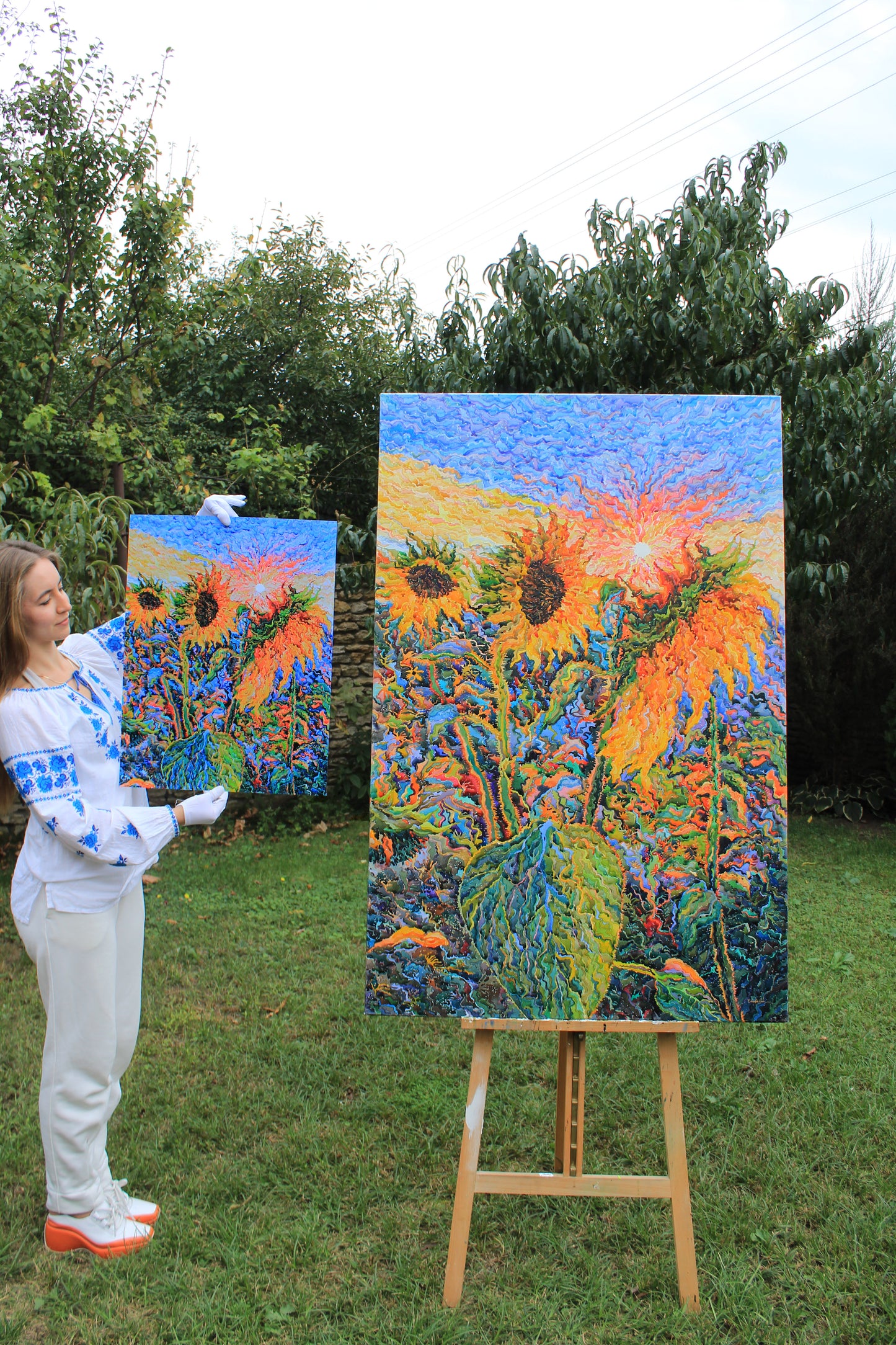 Sunflower Prints by Tanbelia