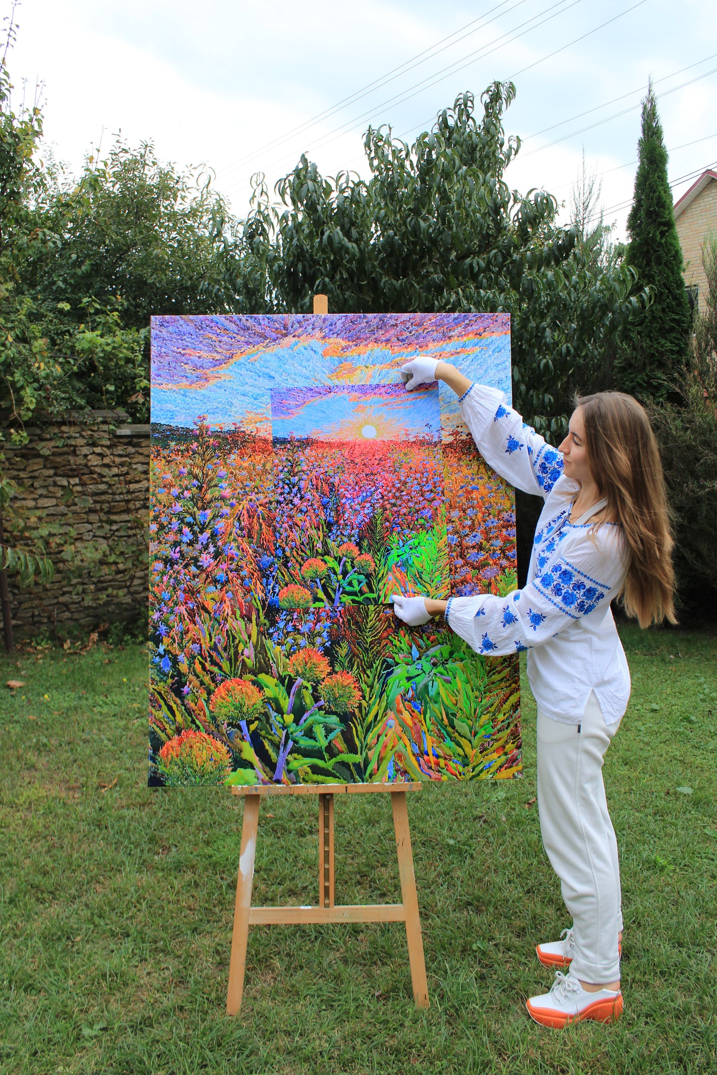 In the Buckwheat Field Print