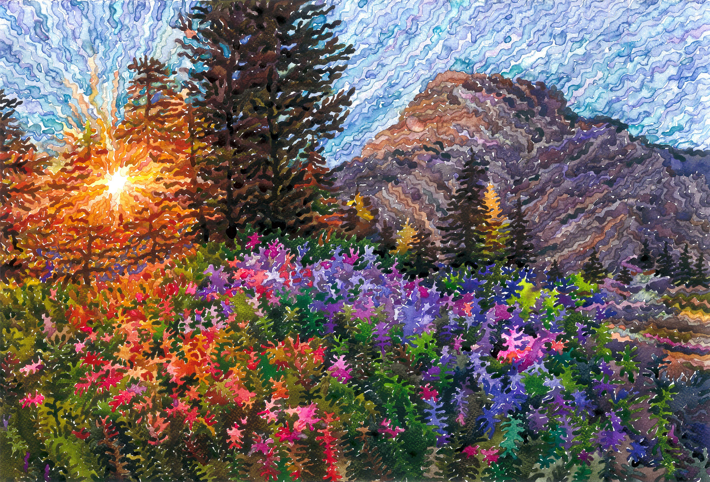 Mount Rainier National Park Print