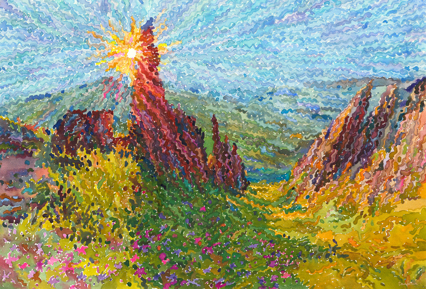 Carpathian National Park Print by Tanbelia