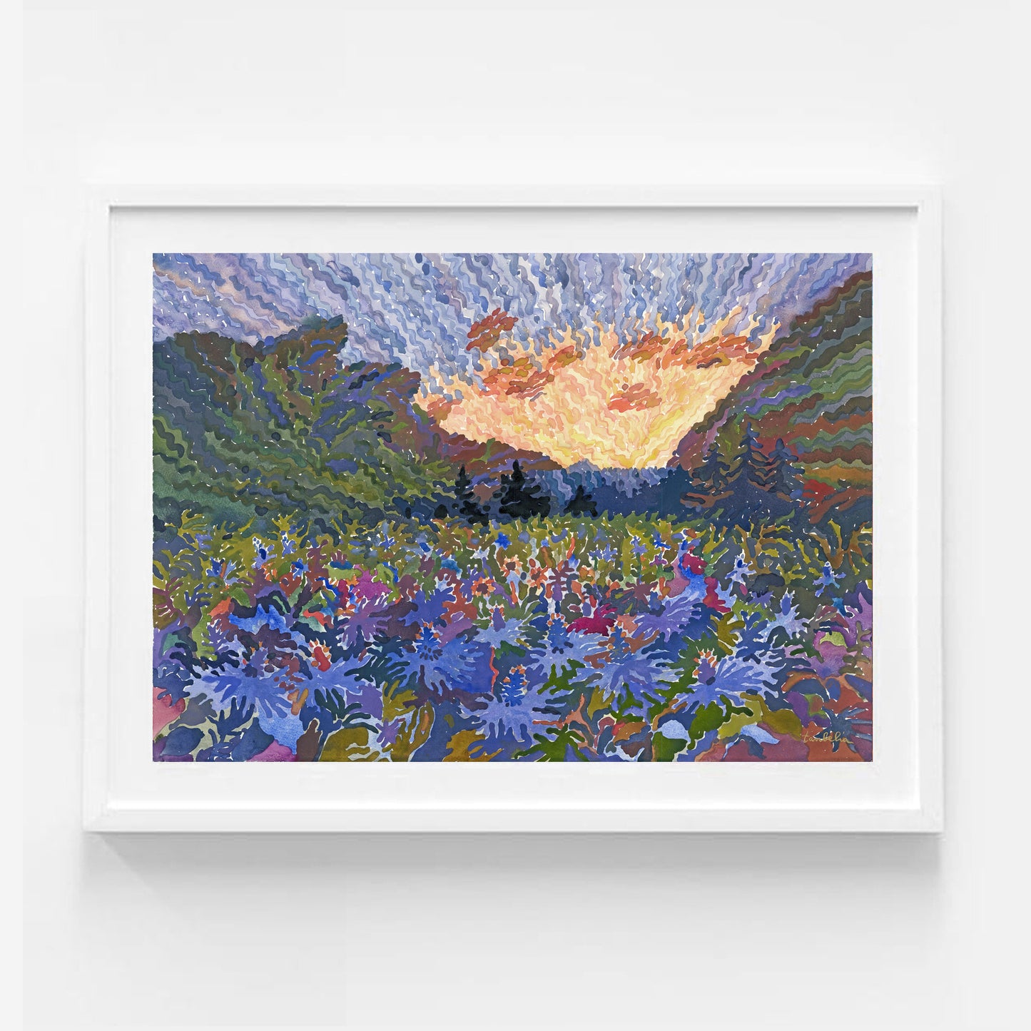 Ecrins National Park Print by Tanbelia