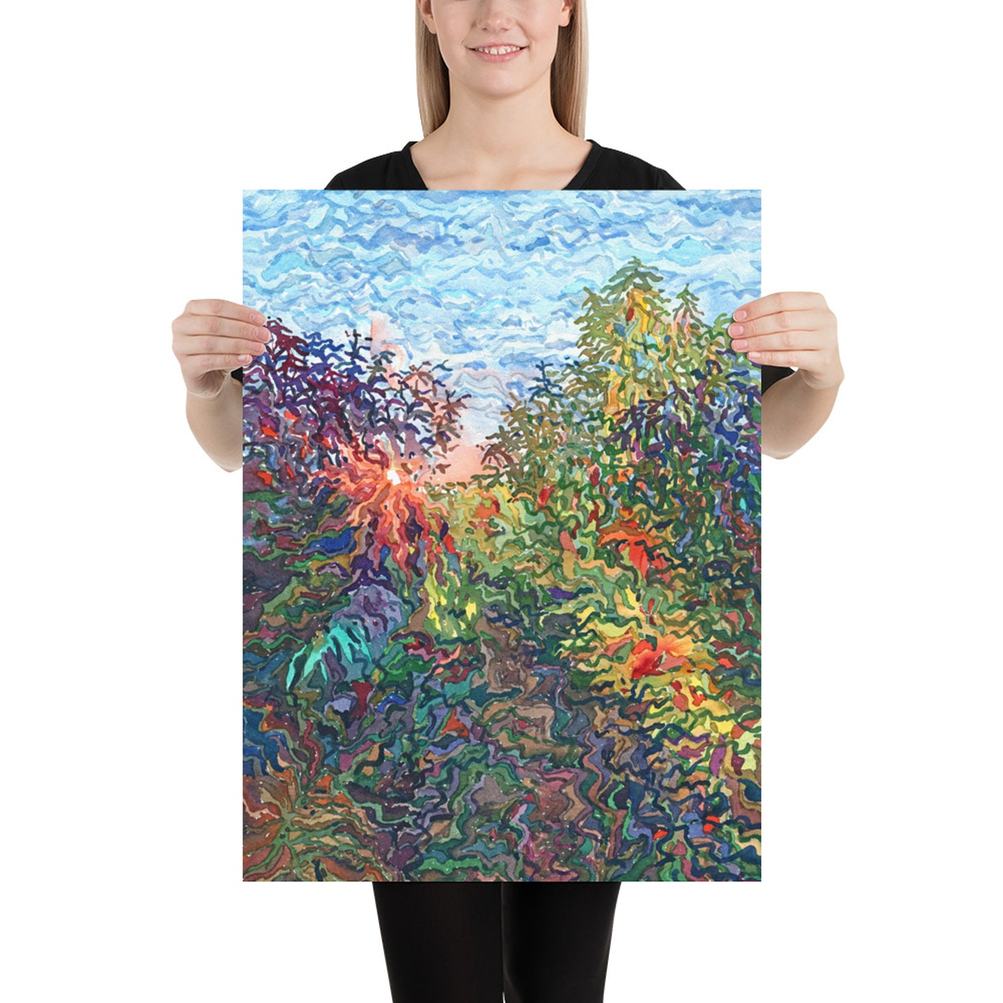 Secret Path in the Garden Print by Tanbelia