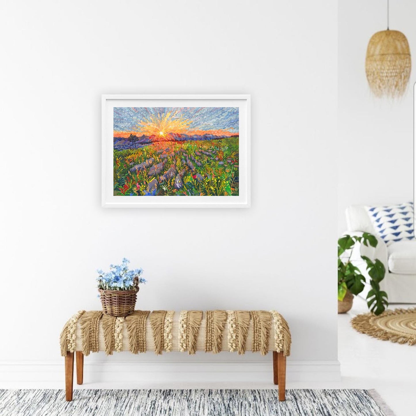 Yorkshire Dales National Park Watercolor Original Painting by Tanbelia