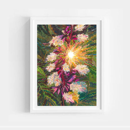Sage Plant Watercolor Painting by Tanbelia