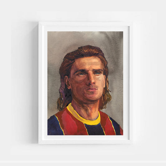 Antoine Griezmann Watercolor Painting by Tanbelia