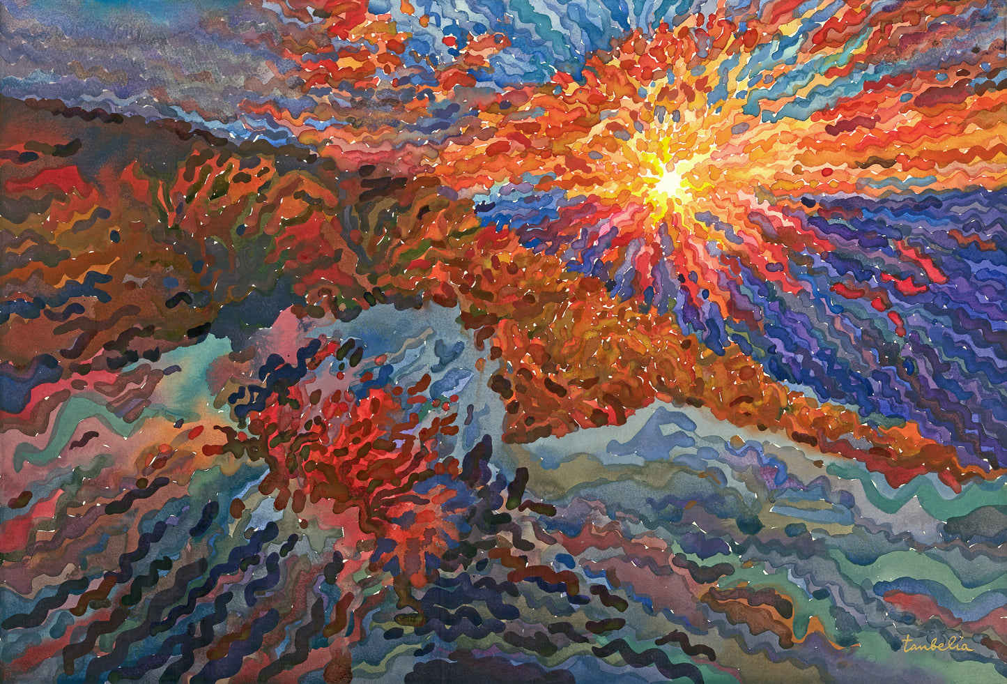Shenandoah National Park Print by Tanbelia