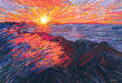 Timanfaya National Park Print by Tanbelia