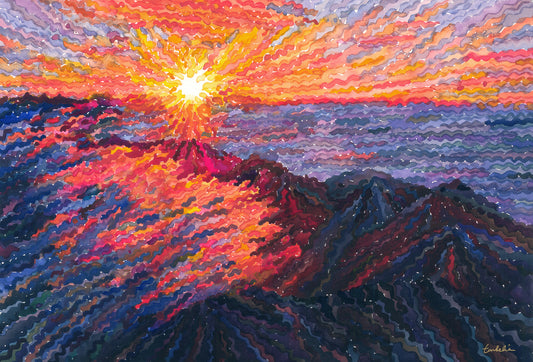 Timanfaya National Park Print by Tanbelia