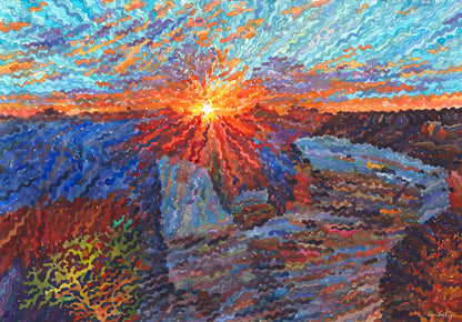 Zion National Park Print by Tanbelia