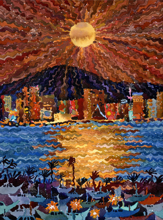 San Diego Print by Tanbelia