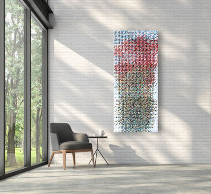 3 Piece Triptych Textured Acrylic Painting by Tanbelia