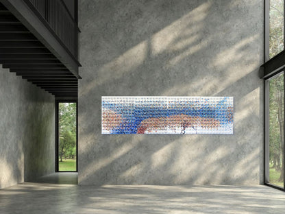 Extra Large Textured Acrylic Painting by Tanbelia