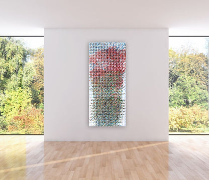 3 Piece Triptych Textured Acrylic Painting by Tanbelia