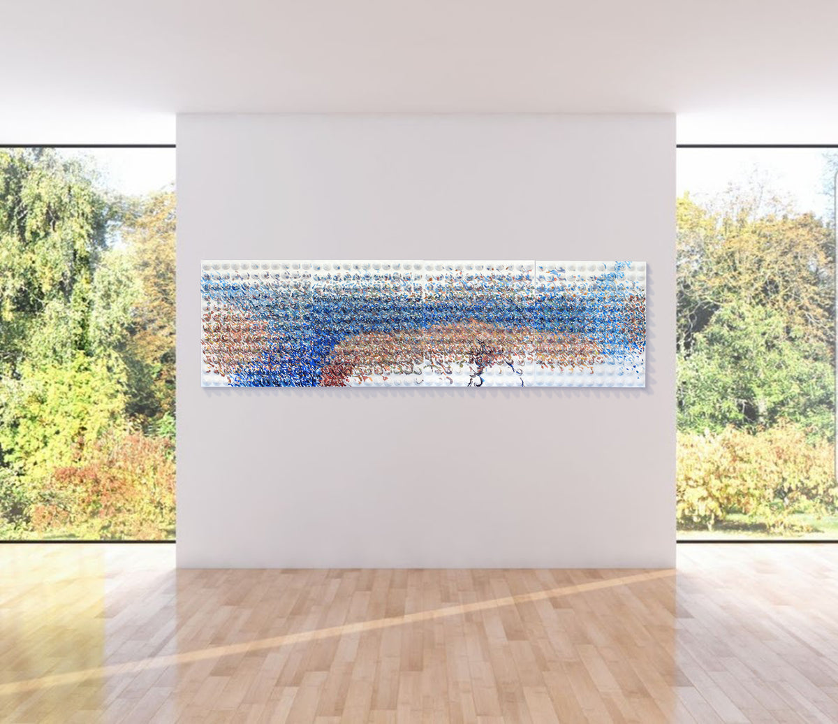 Extra Large Textured Acrylic Painting by Tanbelia