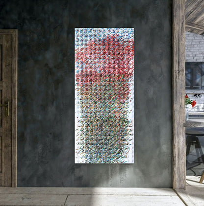 3 Piece Triptych Textured Acrylic Painting by Tanbelia