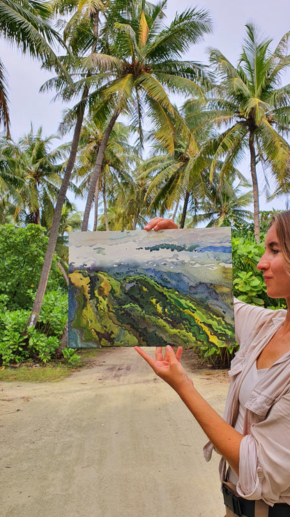 Little Adam's Peak Mountain in Sri Lanka by Tanbelia