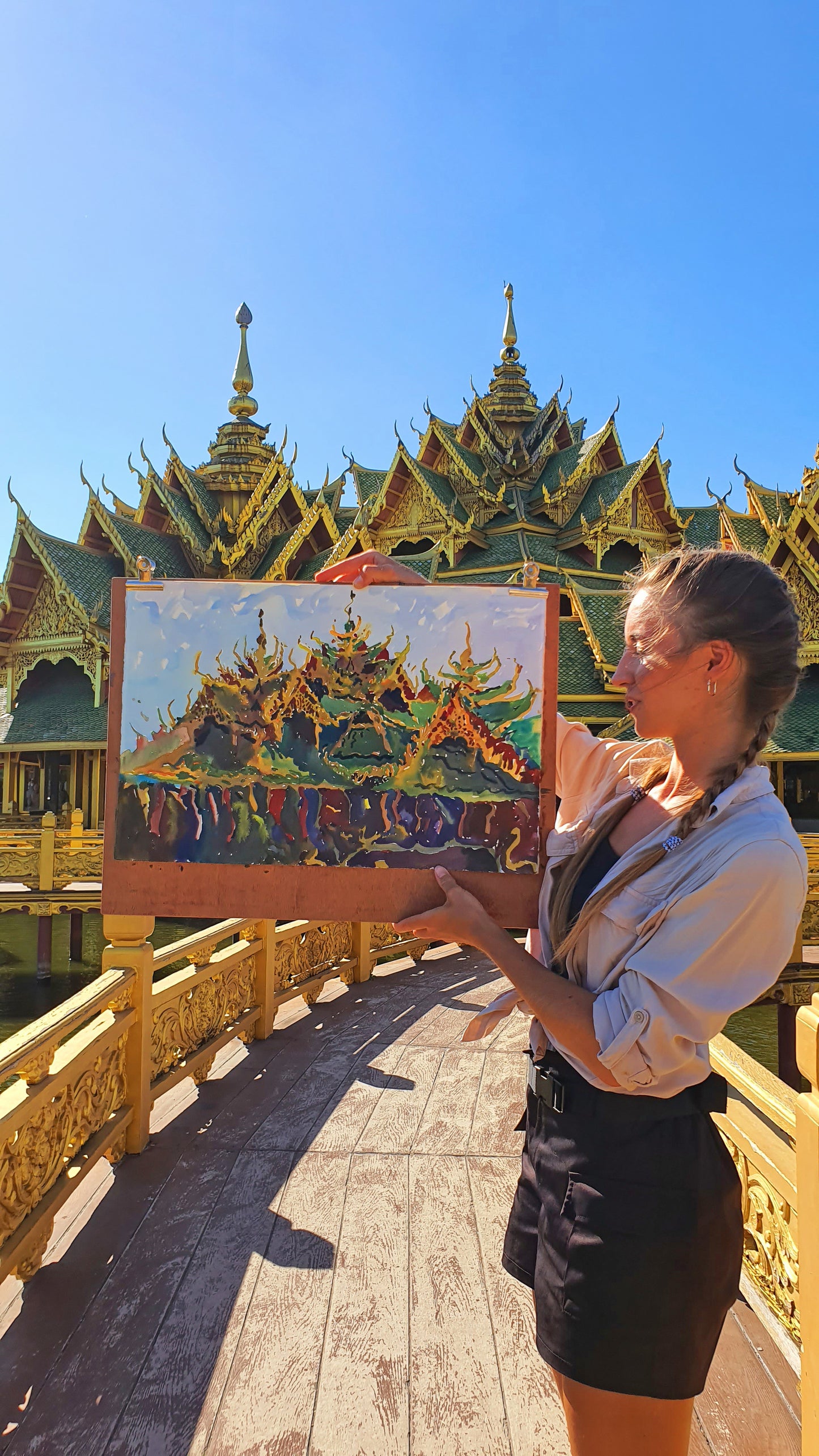 Pavillion of the Enlightened in Ancient City Samut Prakan by Tanbelia