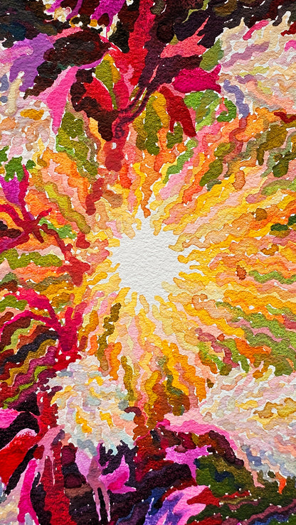 Salvia Divinorum Watercolor Painting by Tanbelia