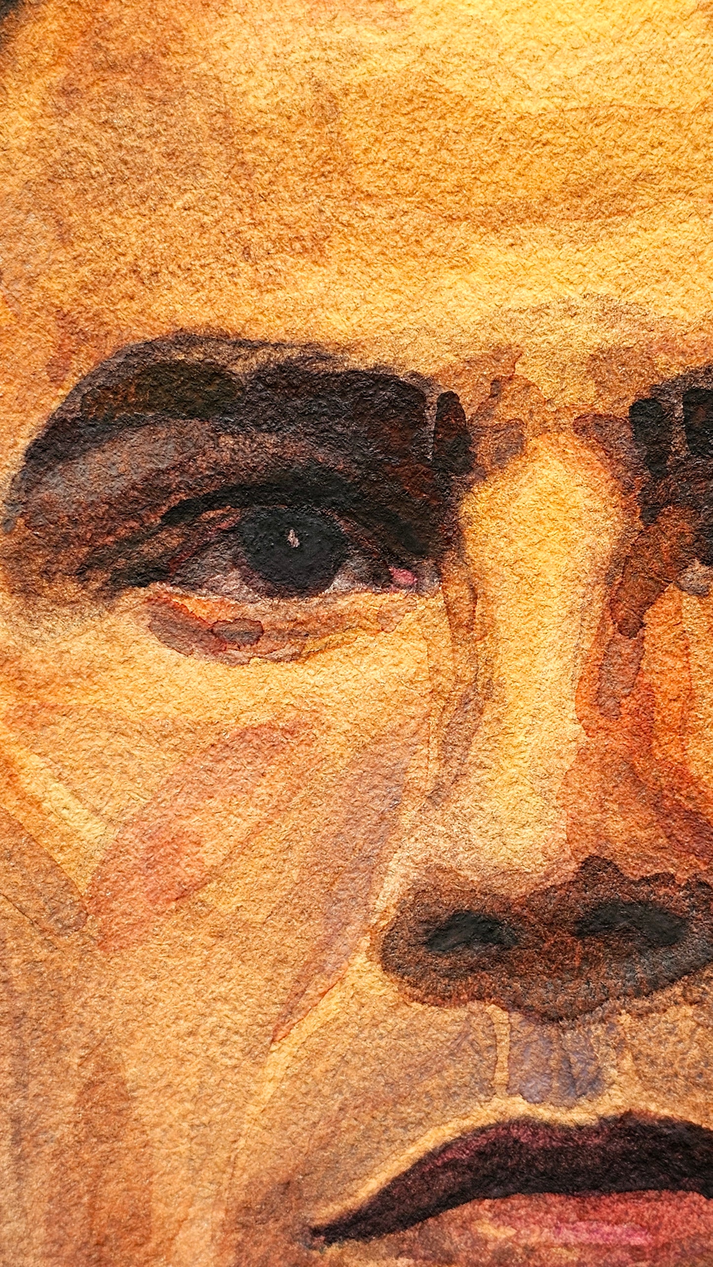 Cristiano Ronaldo Watercolor Painting by Tanbelia