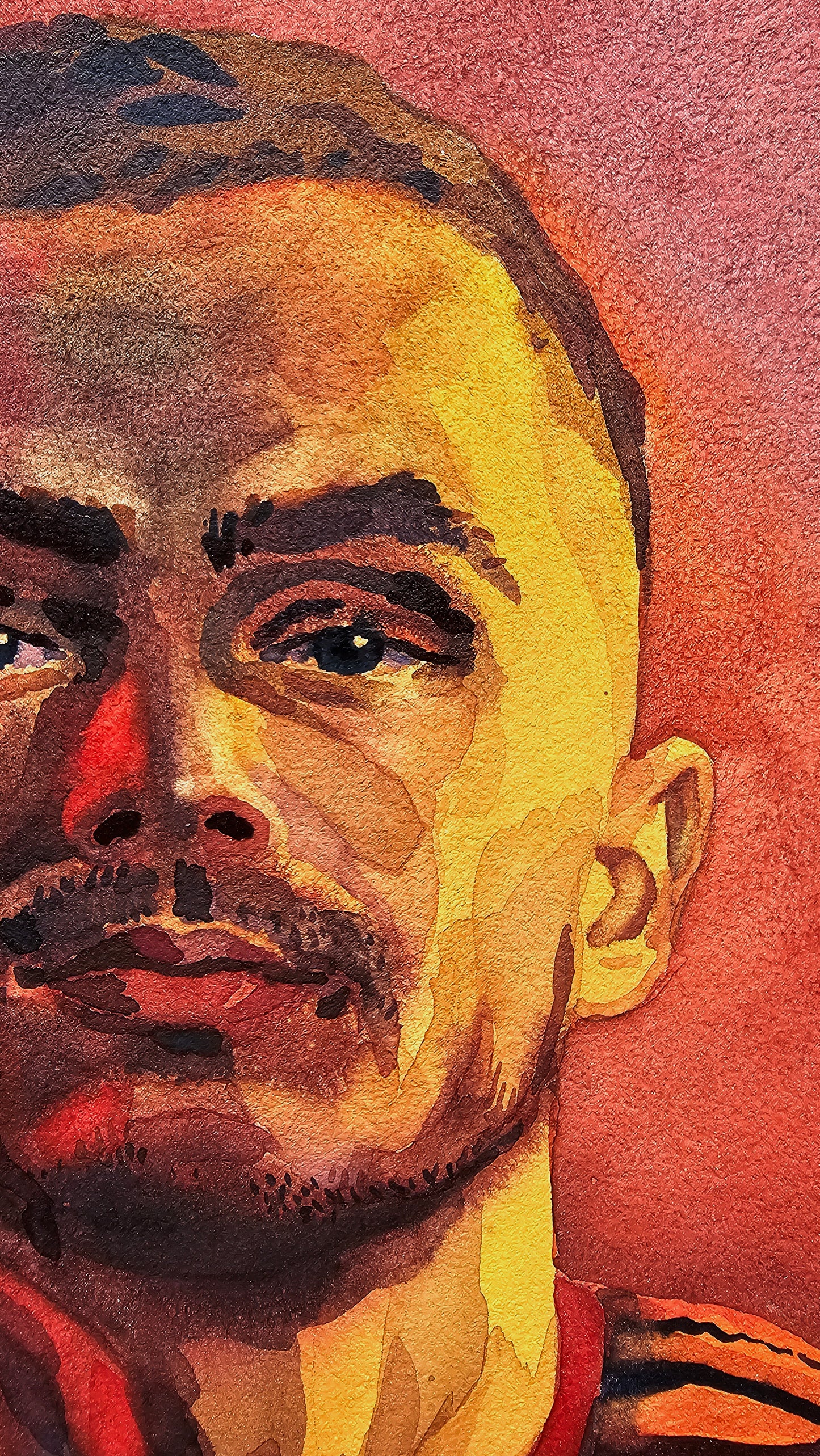 Jordan Morris Watercolor Painting by Tanbelia
