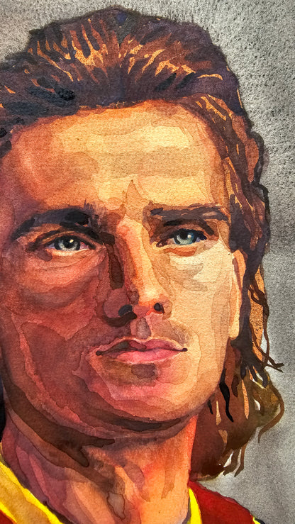 Antoine Griezmann Watercolor Painting by Tanbelia