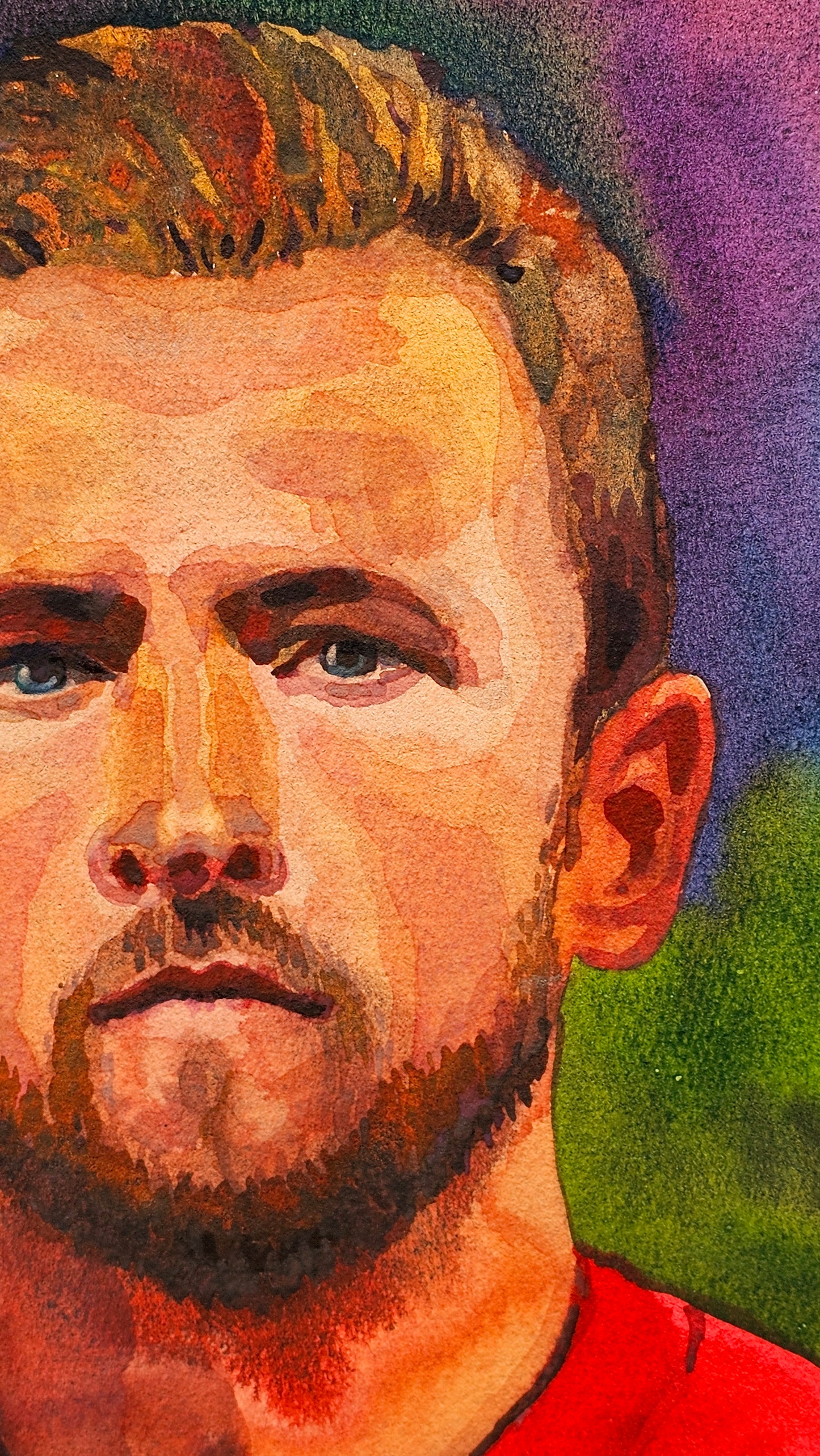 Harry Kane Watercolor Painting by Tanbelia