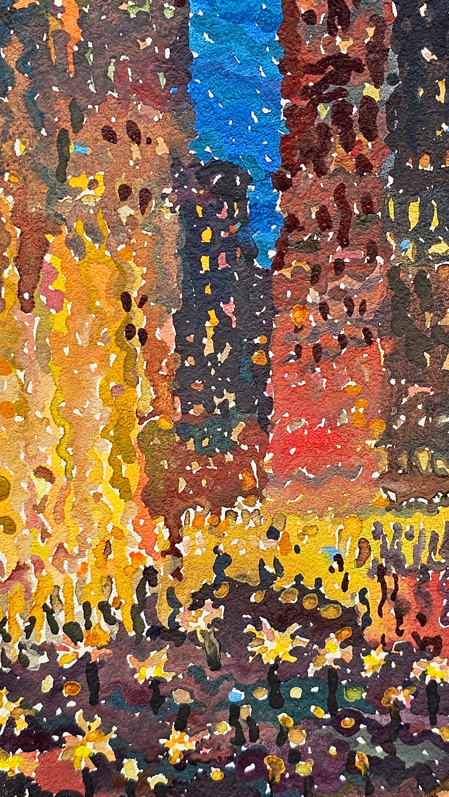 Chicago Watercolor Painting by Tanbelia