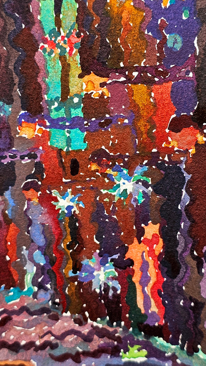 Tokyo Watercolor Painting by Tanbelia