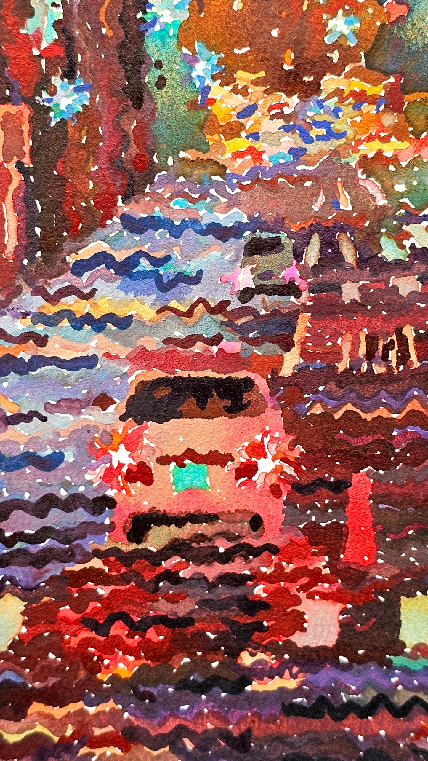 Tokyo Watercolor Painting by Tanbelia