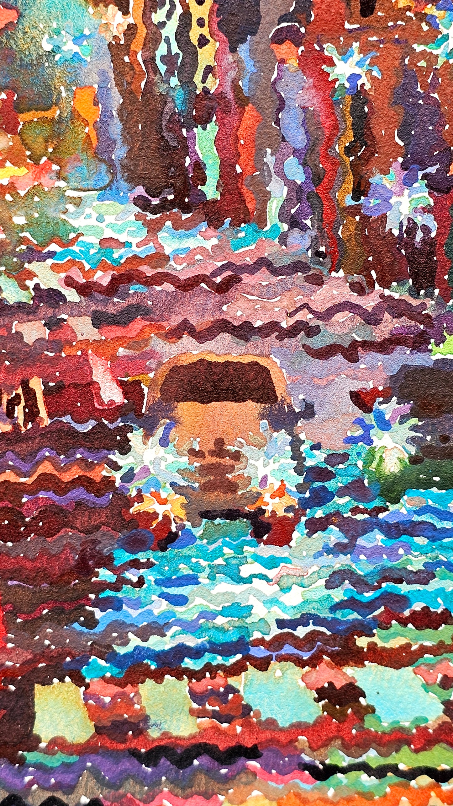 Tokyo Watercolor Painting by Tanbelia