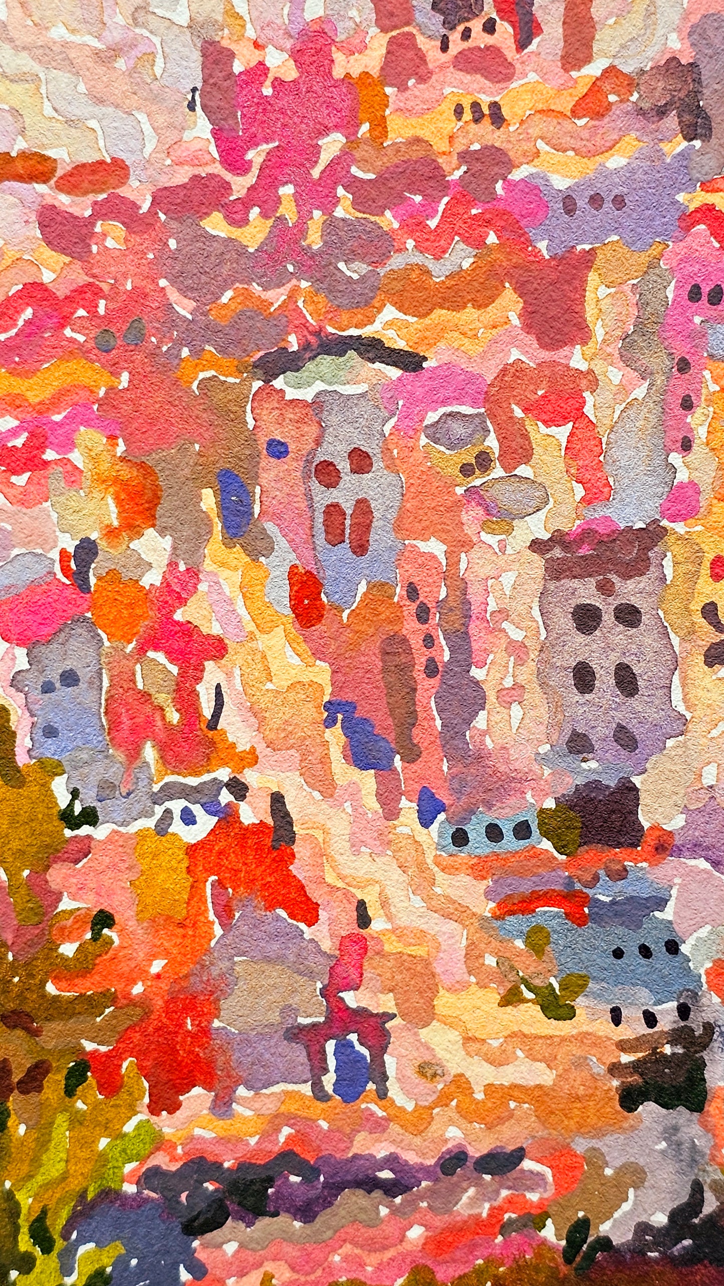 Lombard Street in San Francisco Watercolor Painting by Tanbelia
