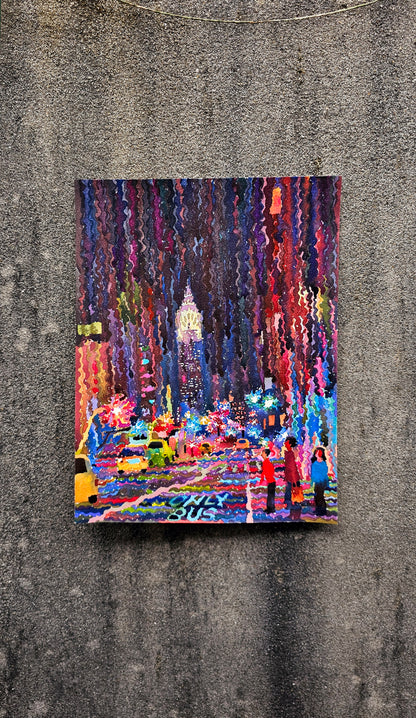 New York City Watercolor Painting by Tanbelia