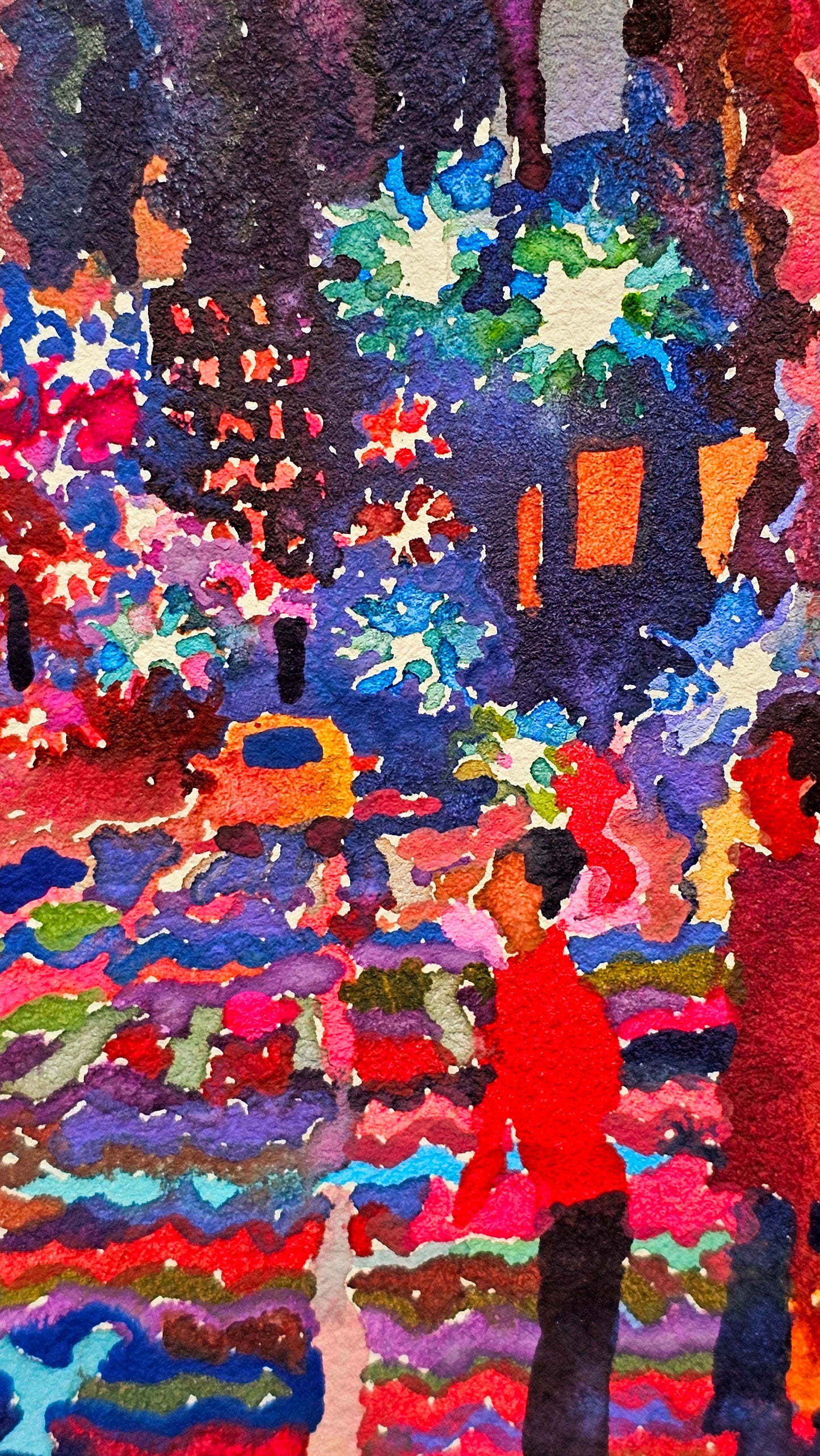 New York City Watercolor Painting by Tanbelia