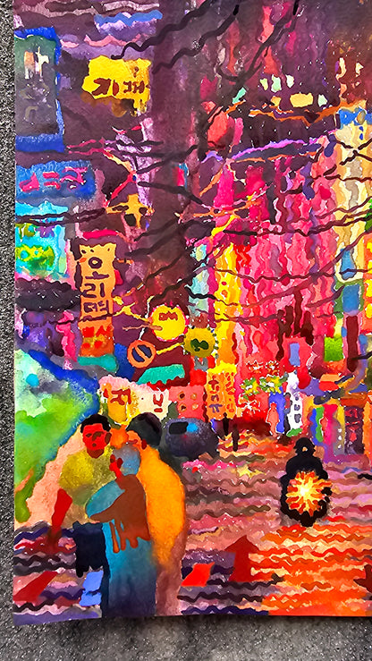 Seoul Watercolor Painting by Tanbelia