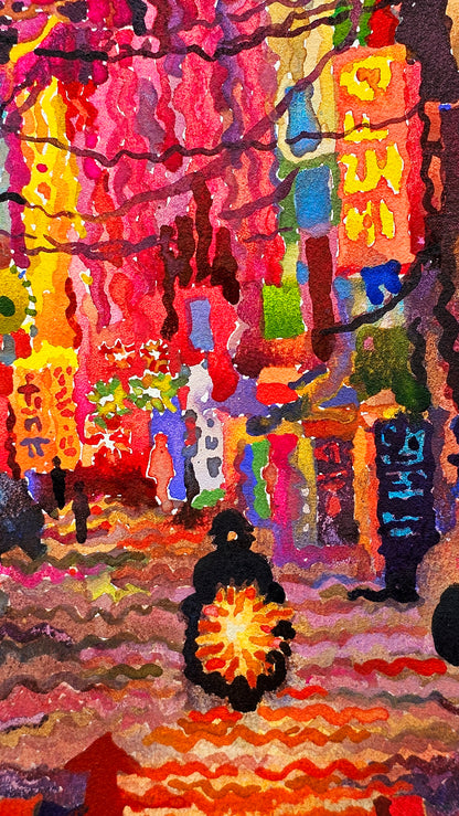 Seoul Watercolor Painting by Tanbelia