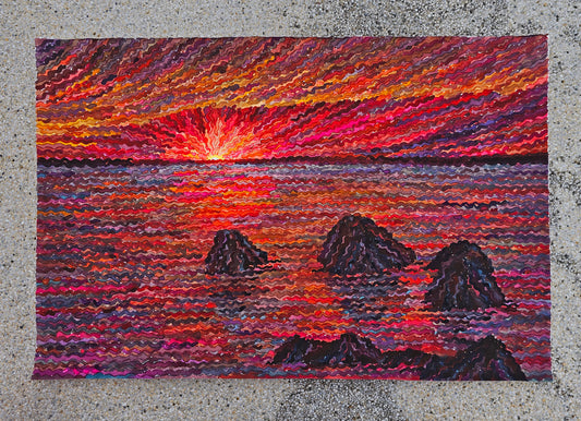 Isle Royale National Park Watercolor Original Painting. Commissioned.