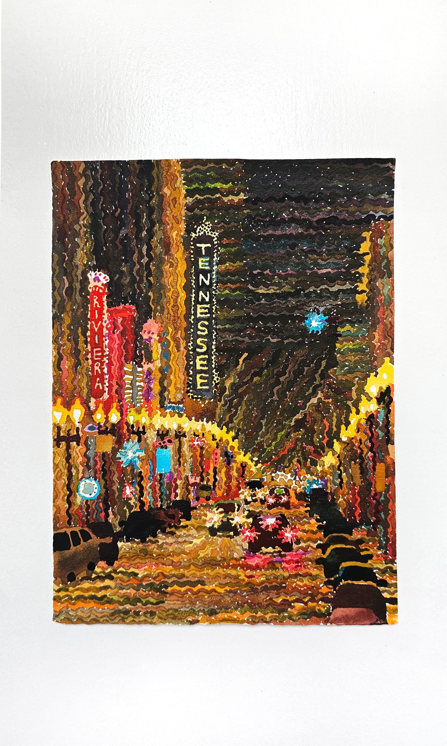 Knoxville Watercolor Painting by Tanbelia