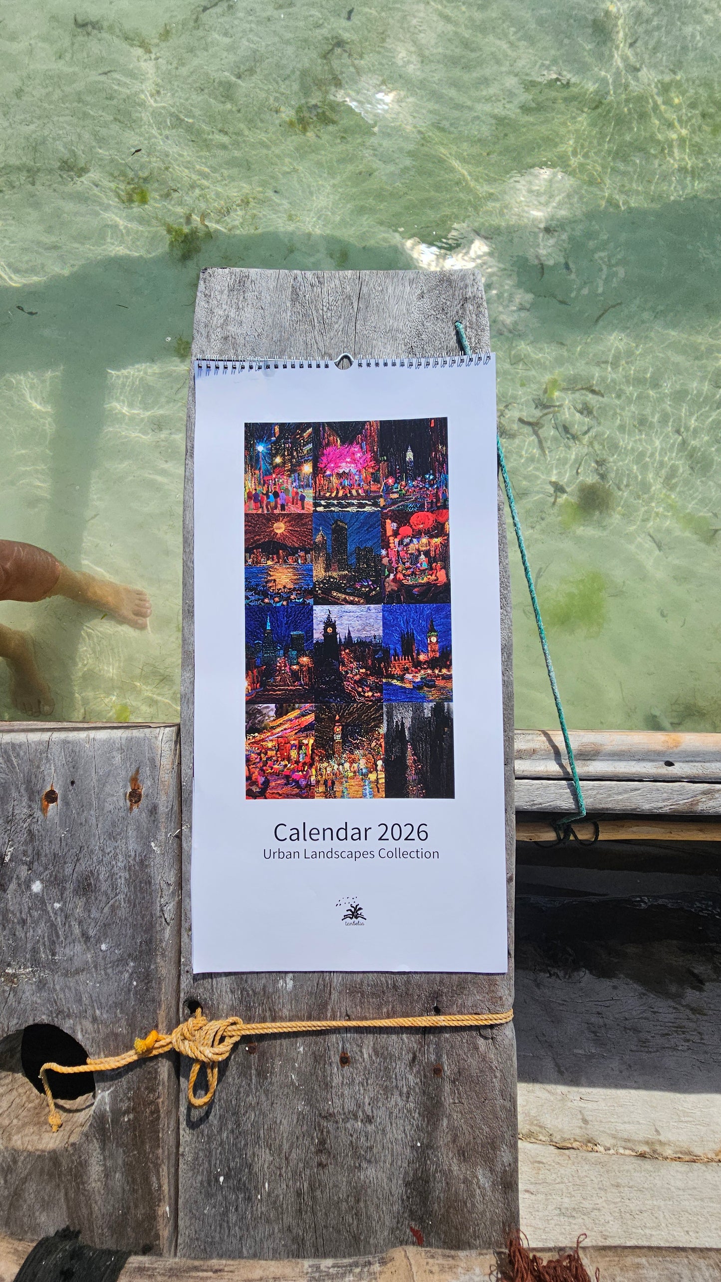 Calendar 2026 with National Parks and Urban Landscapes by Tanbelia