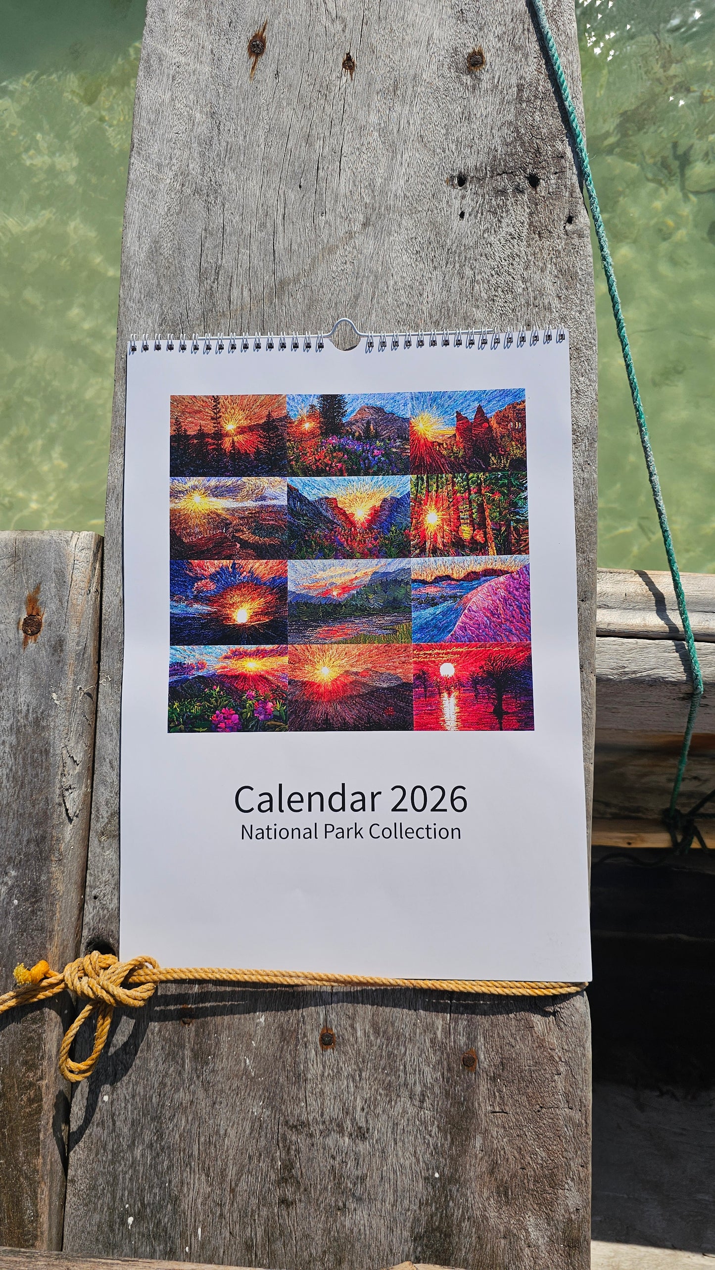 Calendar 2026 with National Parks and Urban Landscapes by Tanbelia