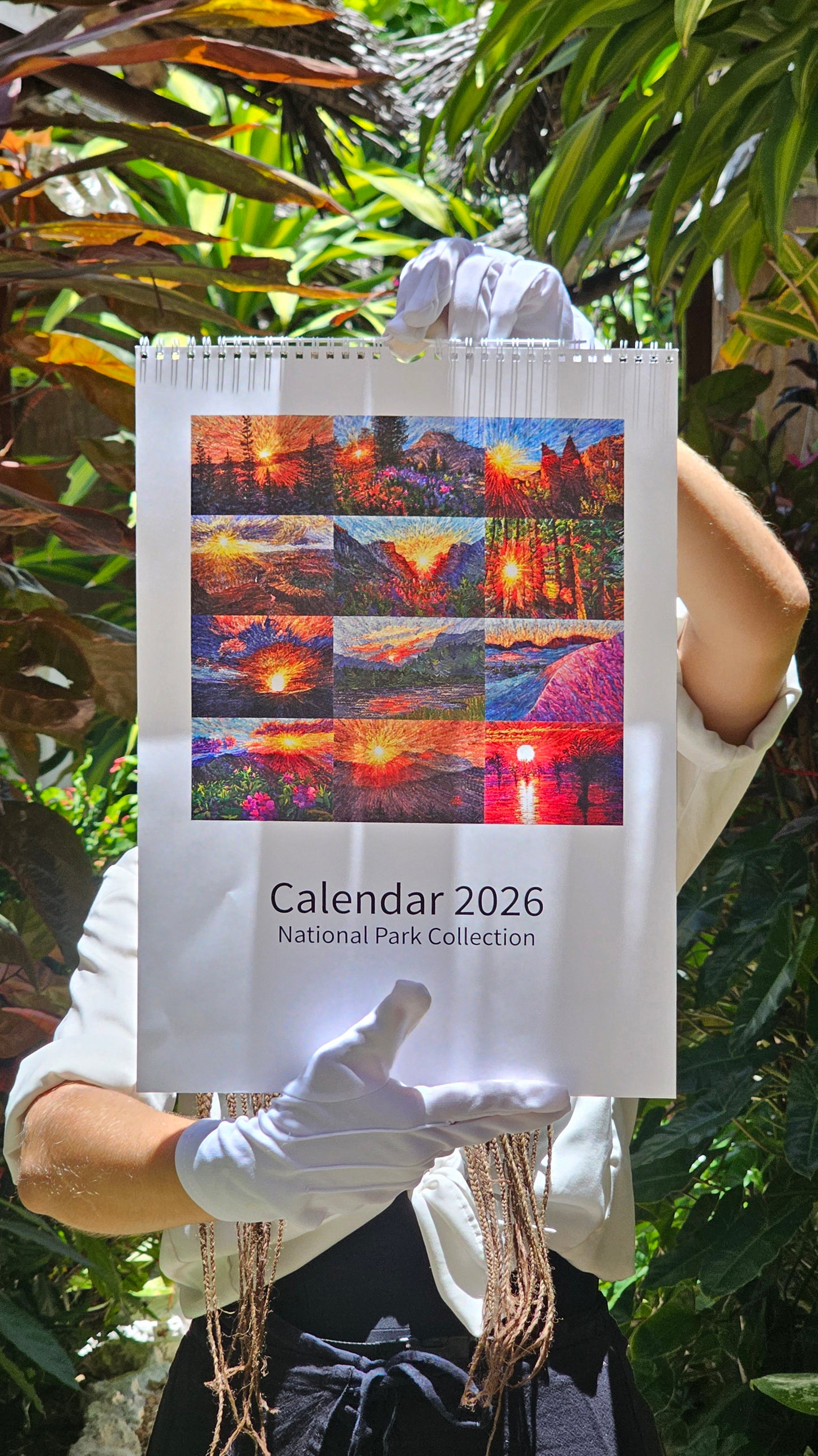 Calendar 2026 with National Parks and Urban Landscapes by Tanbelia